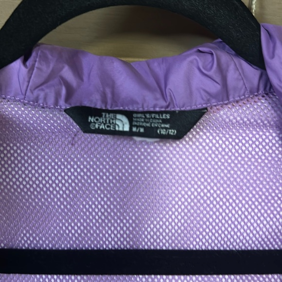 The North Face Purple Youth Dryvent Raincoat Girls Size M 10-12 Preowned - Picture 6 of 7